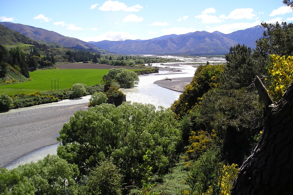 The Waiau River running through its gorge