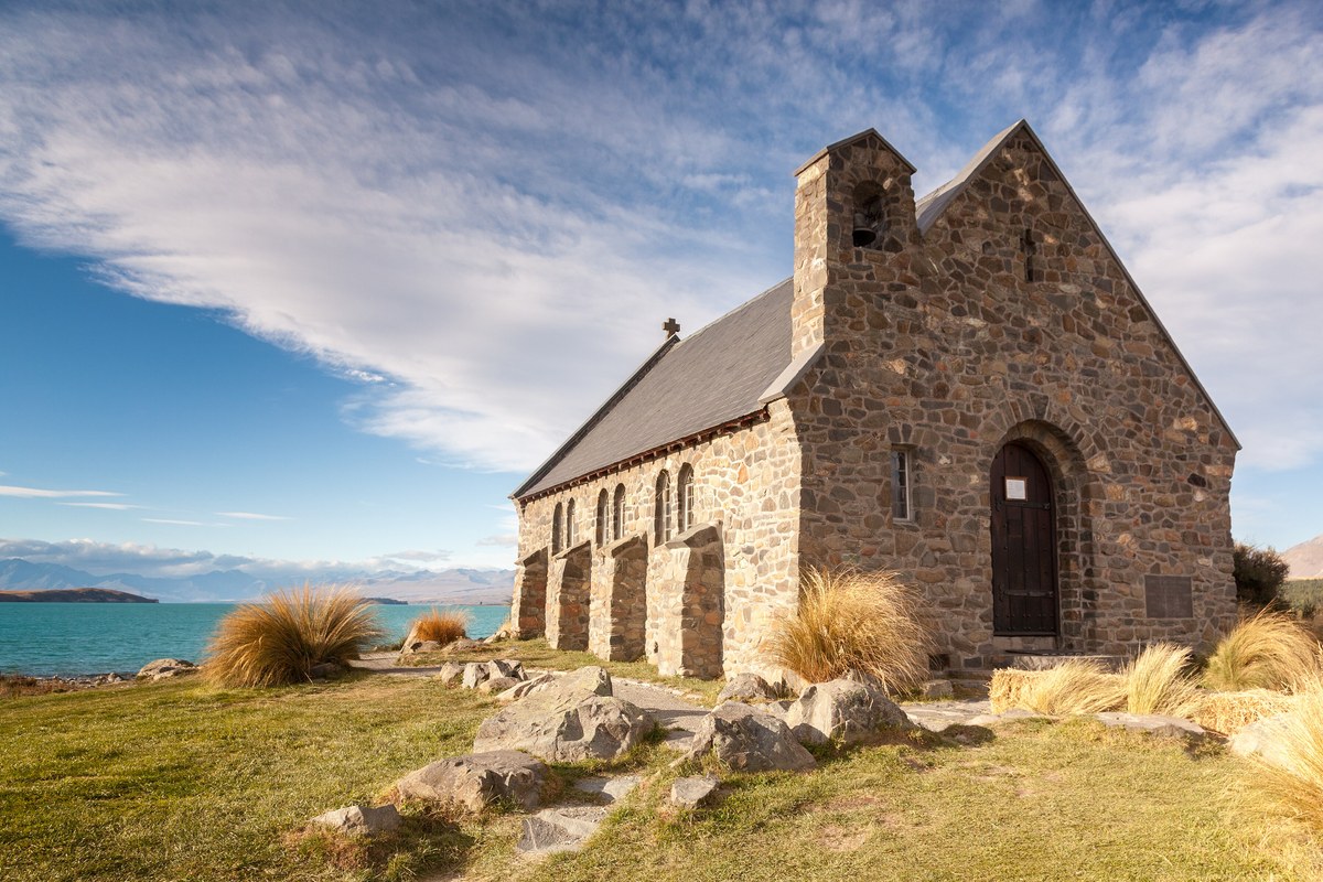 The Church of the Good Shepherd beside Lake Tekapo